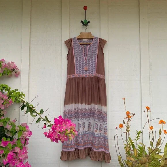 Ulla Johnson | Dresses | Ulla Johnson Indian Summer Handmade Cotton Dress |  Poshmark
